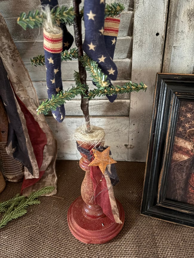 #2 Uncle Sam print w/ Prim tree