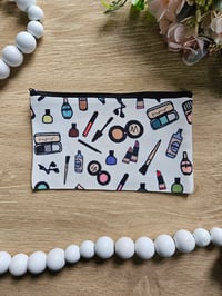 Image 2 of Makeup Pattern Canvas Bag