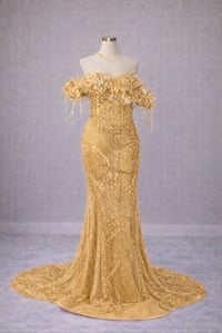 Image 1 of Floral Dream Prom Dress