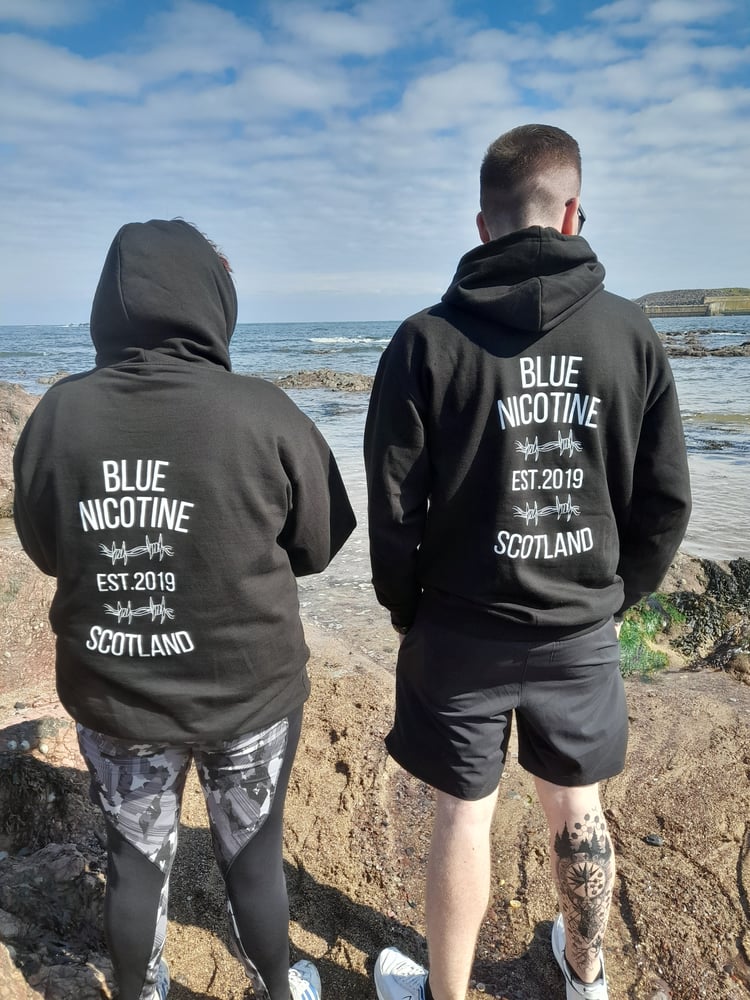 Image of * NEW * Blue Nicotine Est. Hoodie