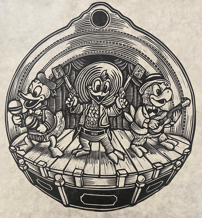 Gran Fiesta Tour Block Print