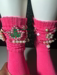 Image 8 of AKA Glam Slouch Socks