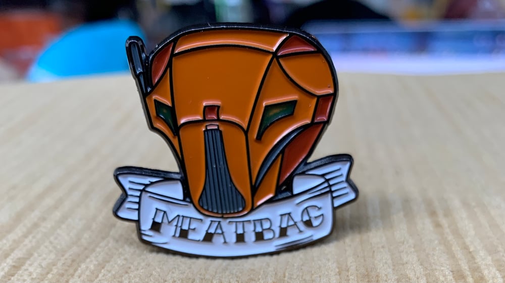 Image of HK-47 Meatbag Pin 