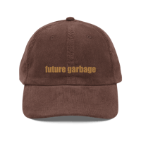Image 1 of “Future Garbage” vintage corduroy cap