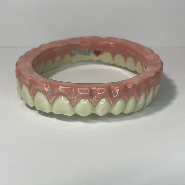 Teeth Bracelet B - 8.15 in Inner Circumference