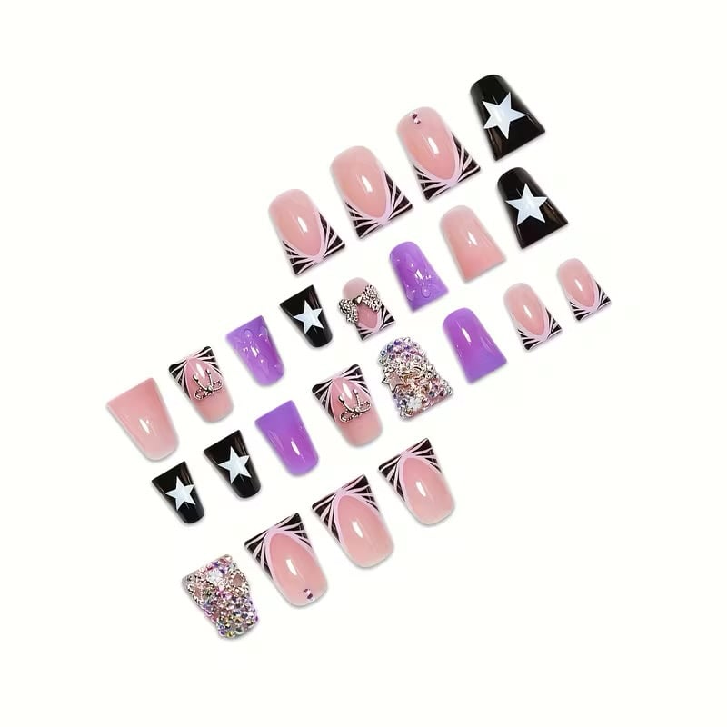 Image of Y2K Rockstar Purp/Blk