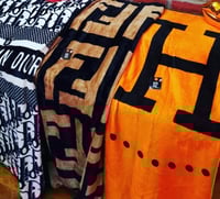 Image 2 of Designer Alternative Fleece Throw Blanket 