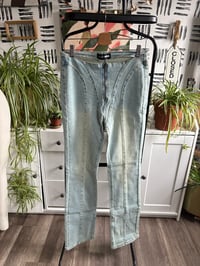 Image 1 of Fashion Nova zipper jeans 
