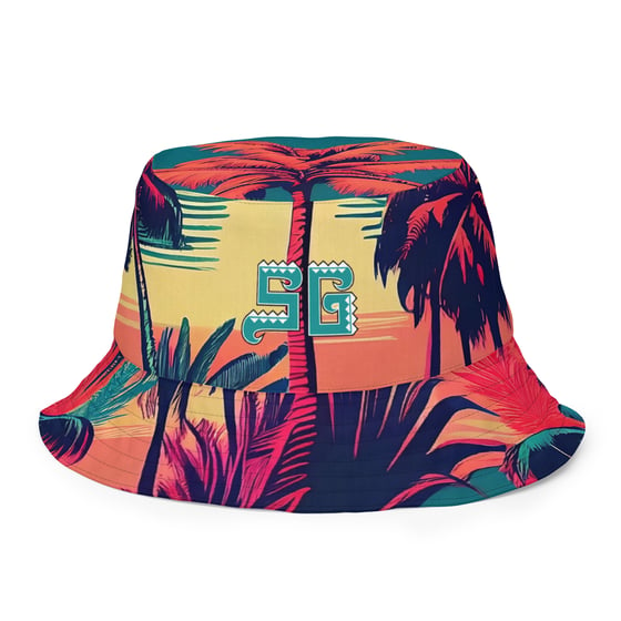 Image of SG Palm Tree Bucket Hat