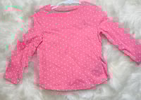 Baby Pink w/Dots Long Sleeve