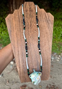 Abalone Acorn Necklace 