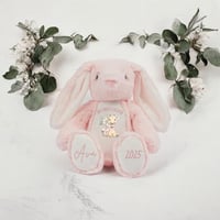 Image 1 of Pink Easter Bunny Plush