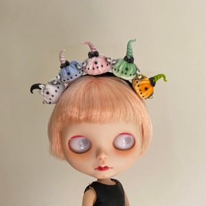 Image of Pumpkin Nugget Headband for Neo Blythe Dolls 