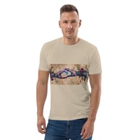 Image 3 of Two Hands for Energy Beige Unisex Organic Cotton T-shirt