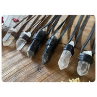 Image 3 of Extra Large Single Crystal Necklaces 