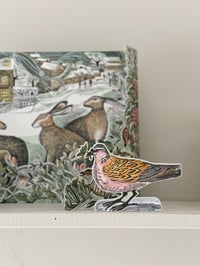 Image 8 of Calendrier de l'Avent lièvres et oiseaux
