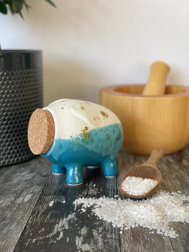 Salt Pig - turquoise 