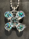 chunky crushed opal clover