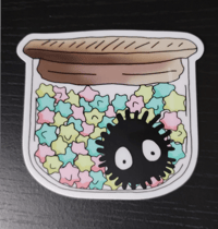 Image 1 of Candy Star Jar Sticker