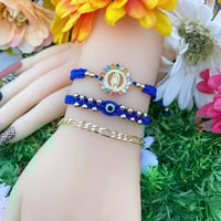 Image 2 of Royal Blue bracelet set