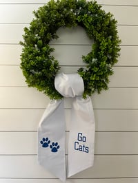 Gooo CATS! Wreath Sash