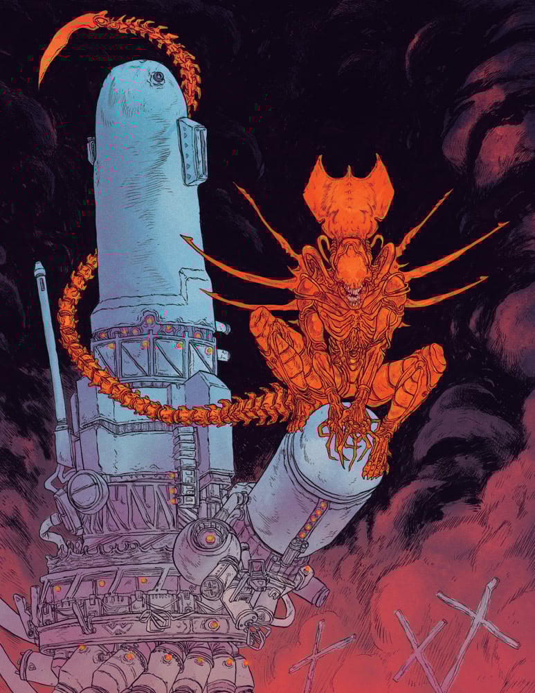 Aliens Genocide Print 11x17