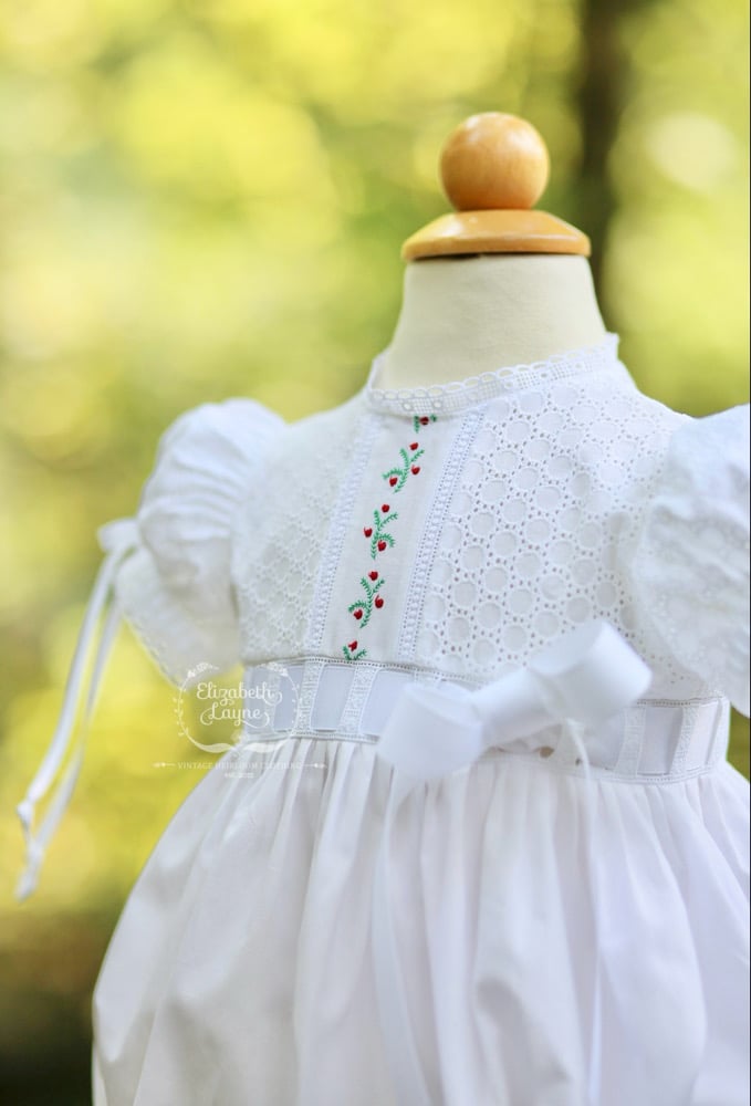 Holiday Primrose Heirloom Dress & Bubble | Elizabeth Layne Heirloom