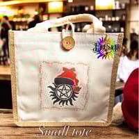Small supernatural Christmas tote