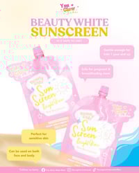 Image 4 of You Glow Babe - BEAUTY WHITE SUNSCREEN SPF50 - 2pck/50g