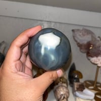 Image 3 of Orca Agate Sphere B