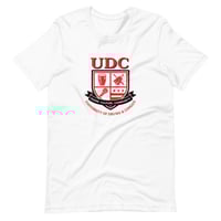Image 3 of LOVE DC GOGO "UDC" Red/Black Logo Unisex Tee (see color options)