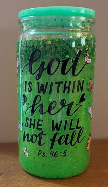 Image of Skylar’s Foundation/ 16oz Handmade Plastic Shaker Cup