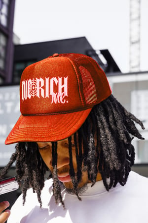 Image of Orange “TARGET” Trucker Hat