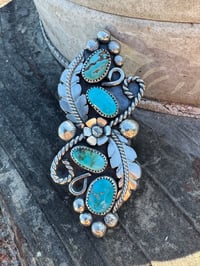 Image 1 of Mixed Mine 4 Stone Statement Ring size 6.25-6.5
