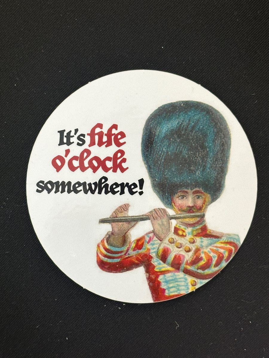 Image of Fife O’Clock Somewhere Sticker
