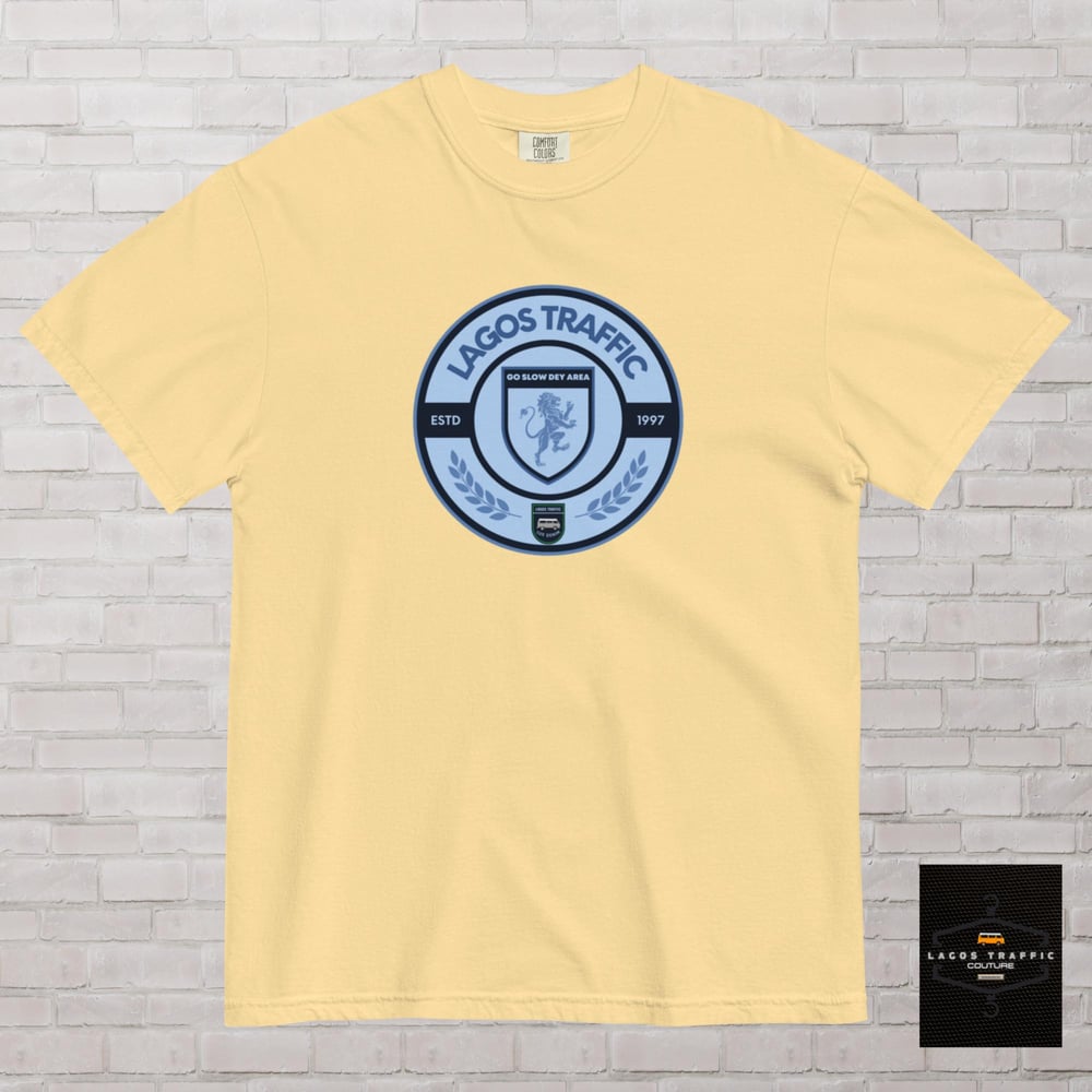 ICONIC LTC SIGNATURE BADGE TEE - ICE BLUE