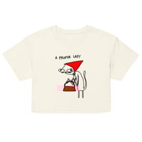 Image 1 of Women’s crop top ANGRY WOMEN 
