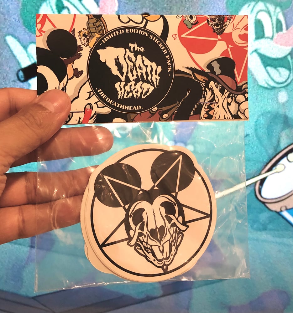 Image of Pentagram Mickey sticker pack