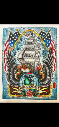 Vengeance clipper ship print