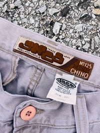 Image 4 of VTG 90s JNCO Chino Pants Tan Sz 30x28