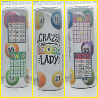 CRAZY BINGO LADY TUMBLER