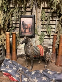 Image 1 of #4... He Stayed ~ Horse and Print ~