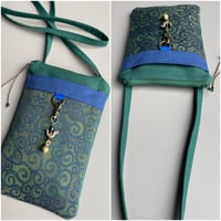 Image 1 of Small Carry Case with Jewelry Dangle And Crossbody Strap