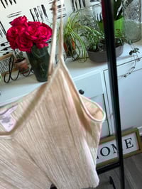 Image 2 of vintage Victoria Secret crop metallic strapy tank