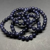 Image 1 of Blue Sandstone (Man-Made) Bracelet 