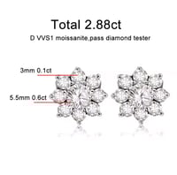 Image 4 of 2.88 ct Diamond Earrings