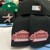 Image 3 of New Era 59Fifty Black/Sky Blue/ “Roughneck” 