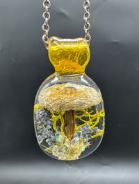 Image 1 of Yellow mushroom pendant