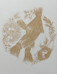 Image 2 of Straw Bear A4 Print
