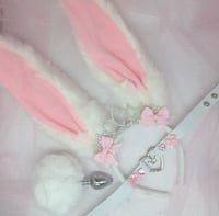 Image 1 of Princess kitten pink/ white set 